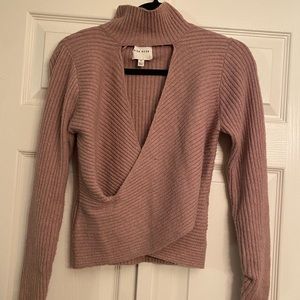 Pink Rose sweater- medium